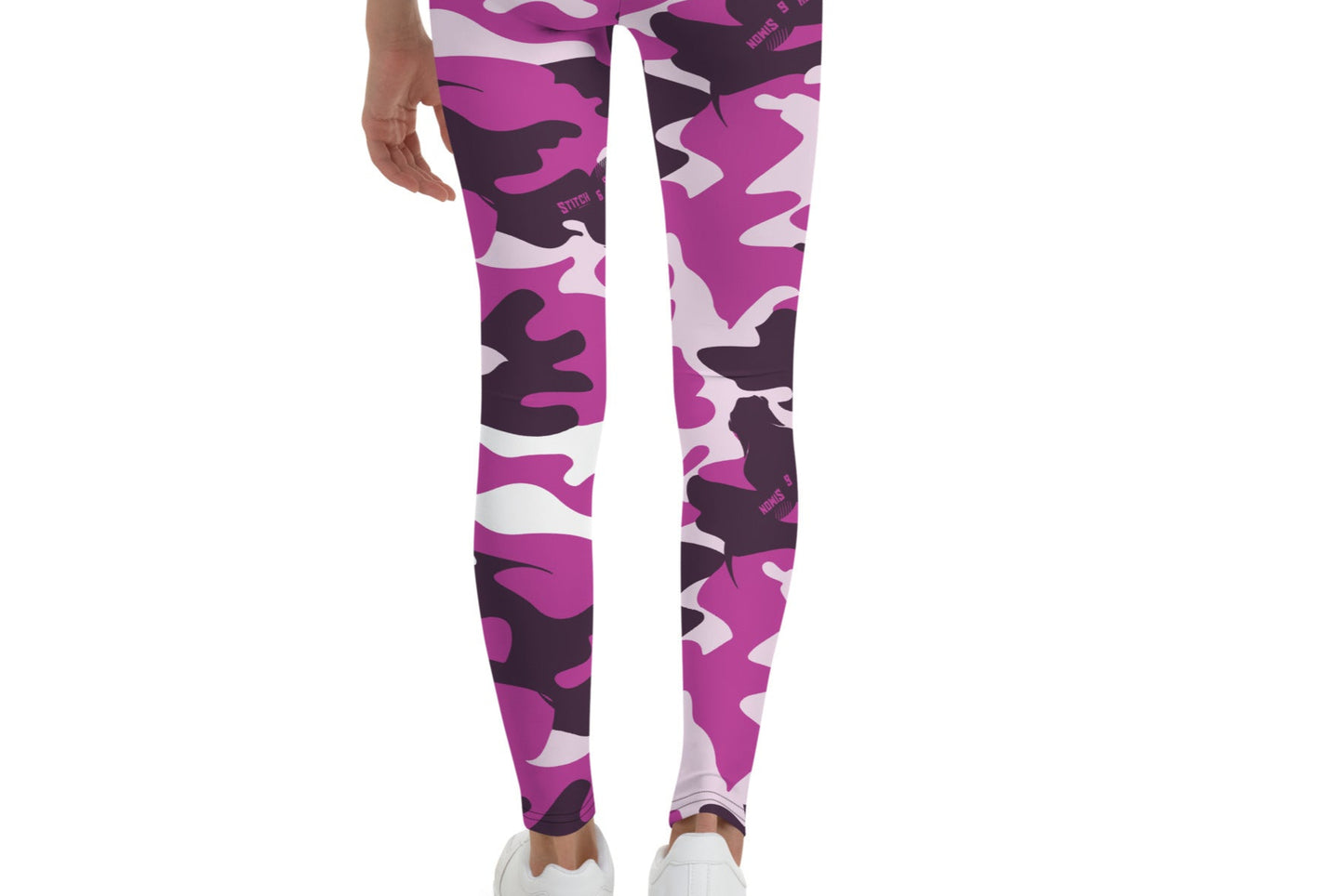 Youth Pink Camo Leggings – Soft, Stretchy & Stylish for Teens and Girls