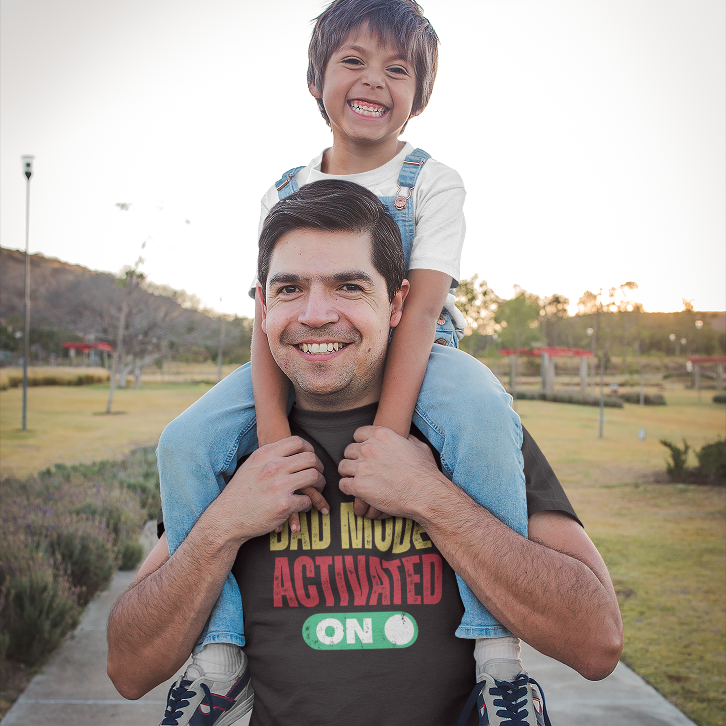 Dad Mode Activated. T-Shirt – Funny Gift for Fathers - Dads T-Shirt Gift - Stitch & Simon - Outdoor Fashion Store