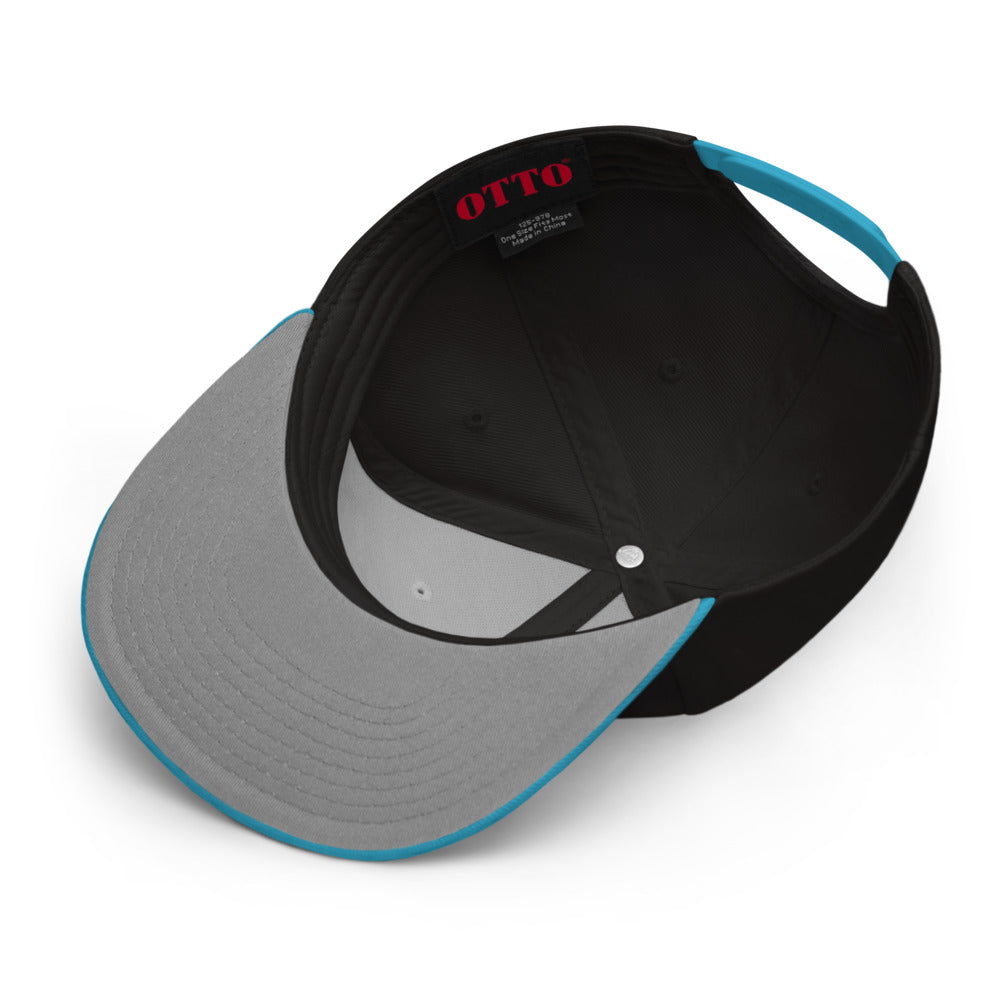 Snapback Hat - Bull Icon Snapback Hat – Bold Urban Camo Vibes by Stitch & Simon