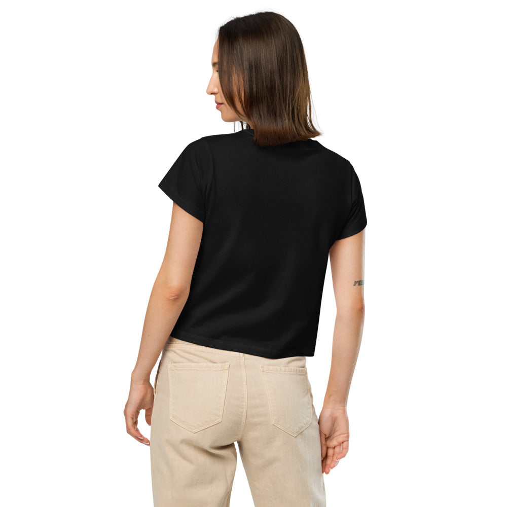 Women’s Black & Gold High-Waisted T-shirt by Stitch & Simon - Stitch & Simon - Outdoor Fashion Store