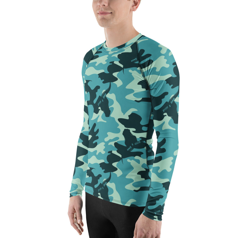 Mens Camo Rash Vests