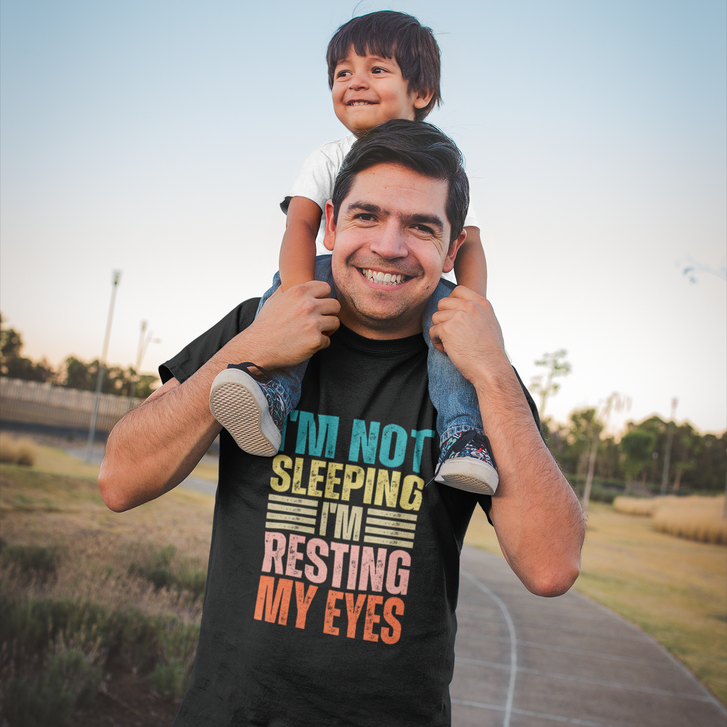 I am not Sleeping Just Resting Eyes T-Shirt – Funny Gift for Dads & Grandad - Stitch & Simon - Outdoor Fashion Store