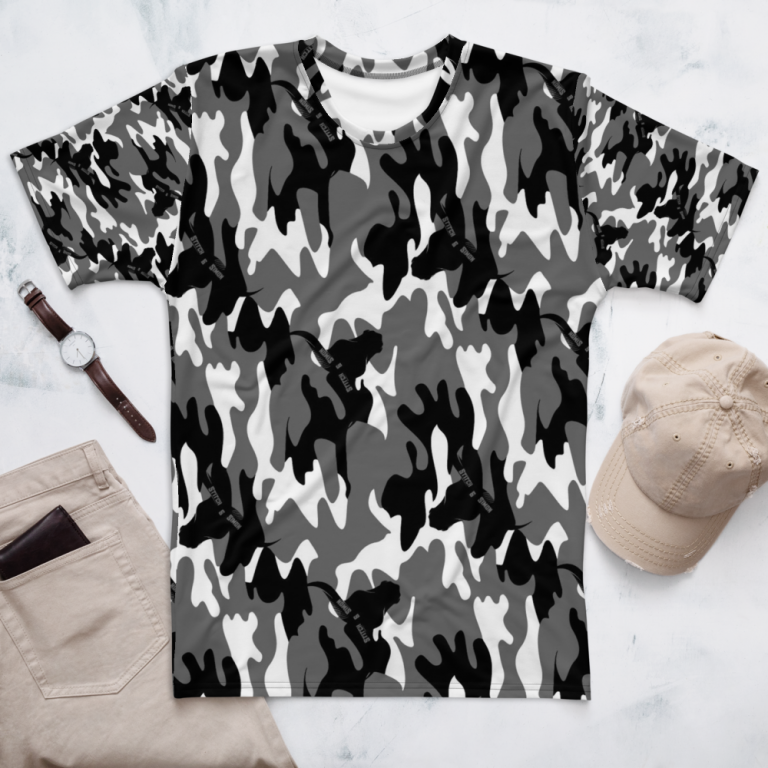 Camouflage Design Men's Athletic Sports T-shirt - Camo Exclusive to Stitch  & Simon - Sustainable Outdoor Clothing, Camouflage Gear, Stitch & Simon