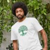 White Mens T-Shirt TREE design