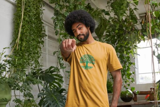 Branches Roots Tree Mens ORGANIC T-shirt by Stitch & Simon - Image 6