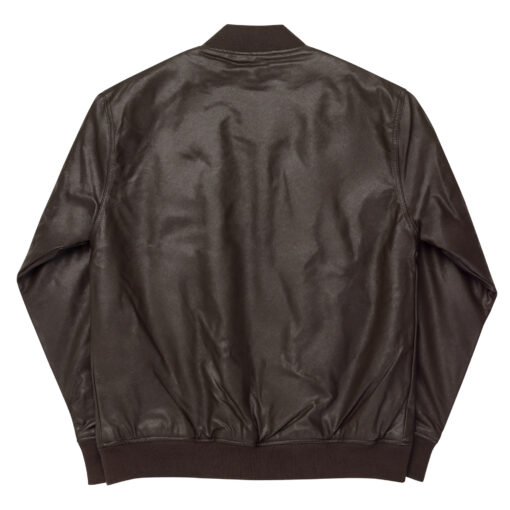 Leather Bomber Jacket by Stitch & Simon - Image 6